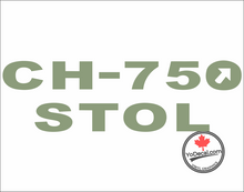 'CH-750 STOL (PAIR)' Premium Vinyl Decal Sticker