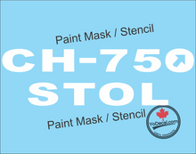 'CH-750 STOL (PAIR)' Premium Vinyl Decal Sticker