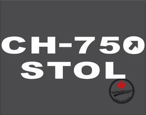 'CH-750 STOL (PAIR)' Premium Vinyl Decal Sticker