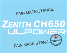 'Zenith CH 650 UL POWER (PAIR)' Premium Vinyl Decal Sticker