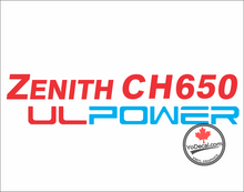 'Zenith CH 650 UL POWER (PAIR)' Premium Vinyl Decal Sticker