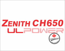 'Zenith CH 650 UL POWER (PAIR)' Premium Vinyl Decal Sticker