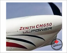 'Zenith CH 650 UL POWER (PAIR)' Premium Vinyl Decal Sticker