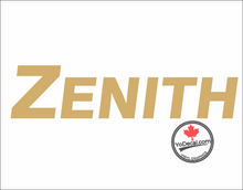 'Zenith Aircraft Company Letter Tribute' Premium Vinyl Decal Sticker