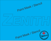 'Zenith Aircraft Company Letter Tribute' Premium Vinyl Decal Sticker