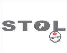 'STOL (PAIR)' Premium Vinyl Decal Sticker