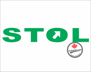 'STOL (PAIR)' Premium Vinyl Decal Sticker