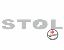 'STOL (PAIR)' Premium Vinyl Decal Sticker