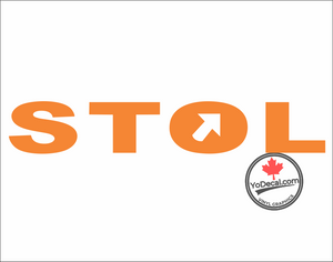 'STOL (PAIR)' Premium Vinyl Decal Sticker