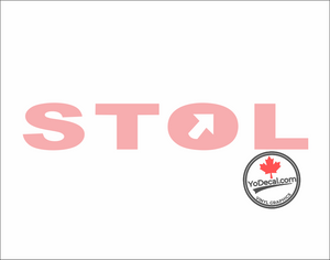 'STOL (PAIR)' Premium Vinyl Decal Sticker