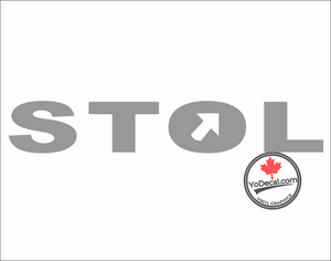 'STOL (PAIR)' Premium Vinyl Decal Sticker