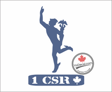 '1st Canadian Signals Regiment (CSR) Jimmy' Premium Vinyl Decal / Sticker