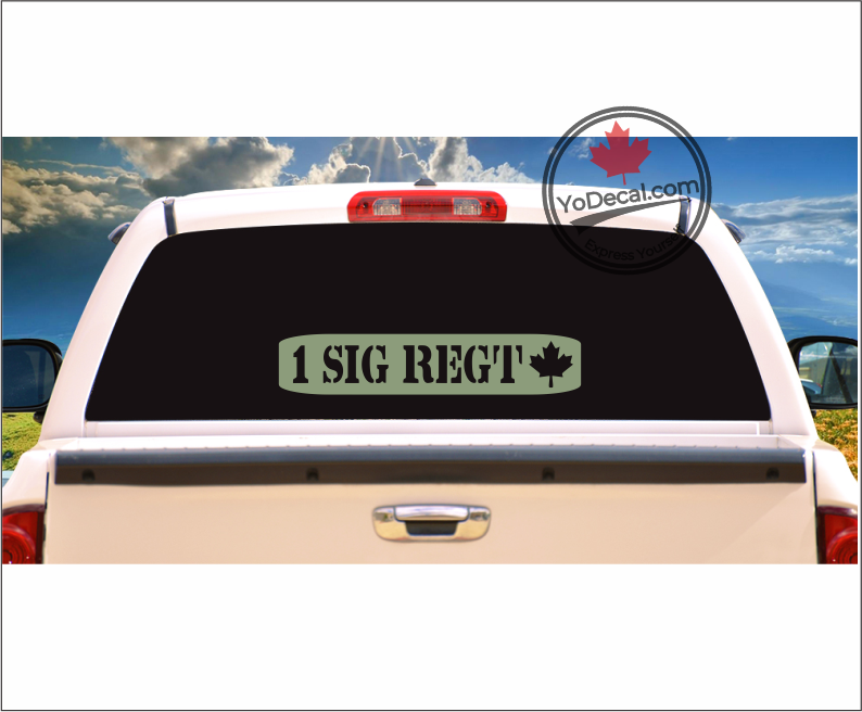 '1st Canadian Signals Regiment' Premium Vinyl Decal / Sticker – YoDecal.com