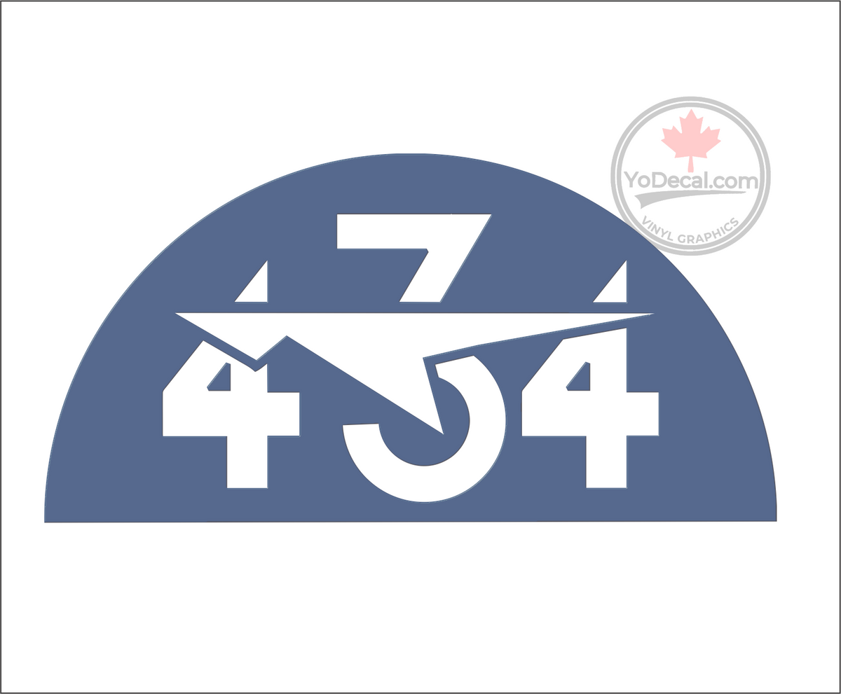 '434 Bluenose Squadron Patch' Vinyl Decal – YoDecal.com