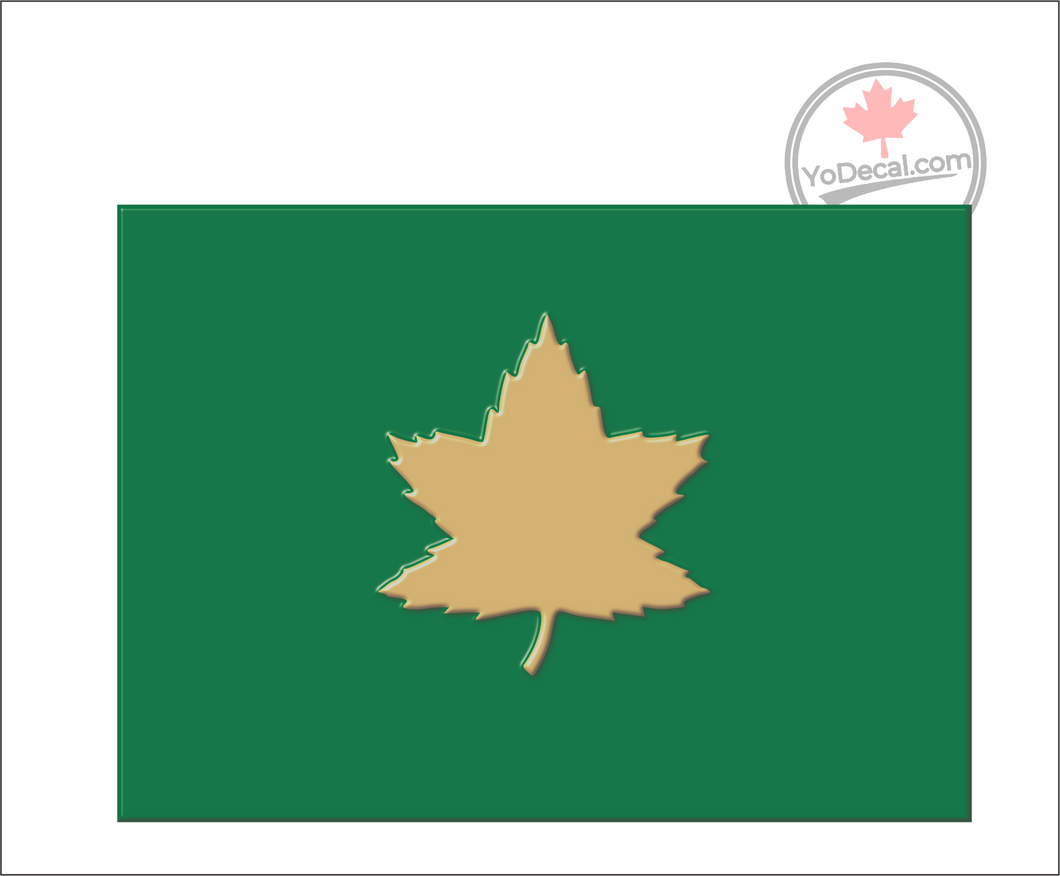 '4th Canadian Division Vehicle Patch' Premium Vinyl Decal / Sticker