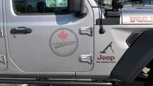 'Canadian Army 81mm Mortar (PAIR)' Premium Vinyl Decal / Sticker