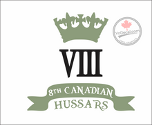 '8th Canadian Hussars Tribute' Premium Vinyl Decal / Sticker