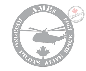 'AMEs Keeping Pilots Alive Since 1903 -Helicopters' Premium Vinyl Decal