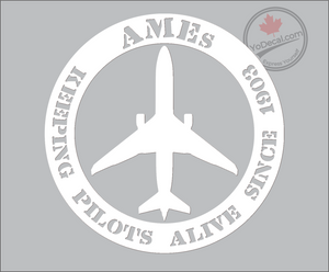 'AMEs Keeping Pilots Alive Since 1903' Premium Vinyl Decal