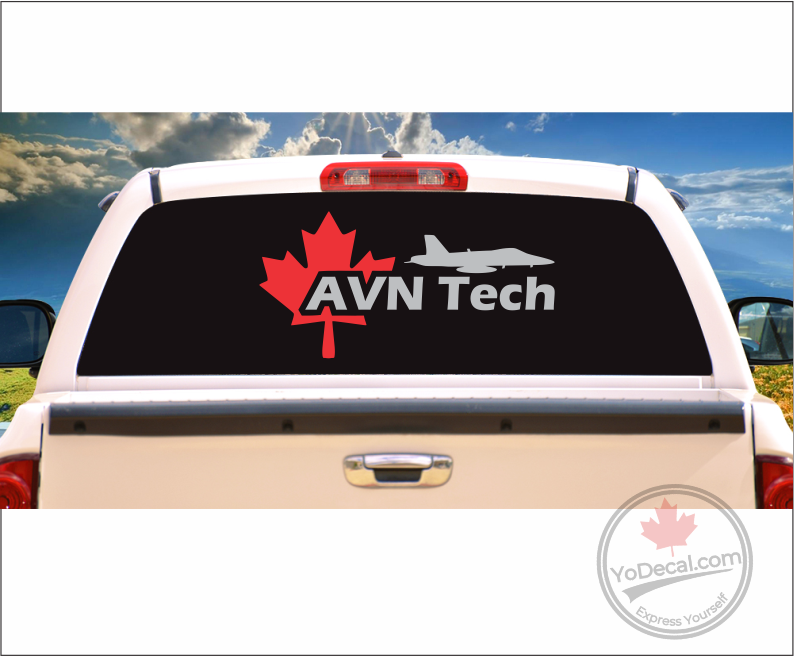 'AVN Tech' Premium Vinyl Decal / Sticker – YoDecal.com