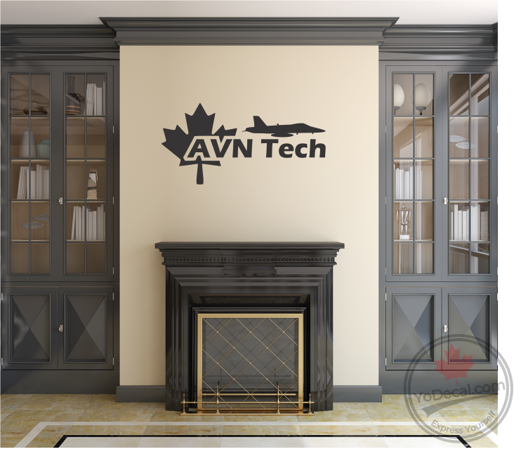 'AVN Tech' Premium Vinyl Decal / Sticker – YoDecal.com