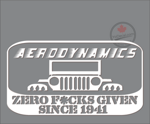 'Aerodynamics' Premium Vinyl Decal
