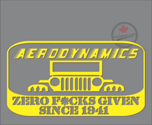 'Aerodynamics' Premium Vinyl Decal