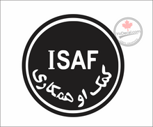 'Afghanistan ISAF' Premium Vinyl Decal / Sticker