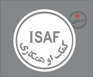 'Afghanistan ISAF' Premium Vinyl Decal / Sticker