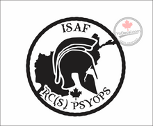'Afghanistan ISAF RC(S) PSYOPS' Premium Vinyl Decal / Sticker