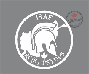'Afghanistan ISAF RC(S) PSYOPS' Premium Vinyl Decal / Sticker