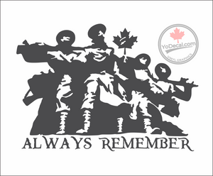 'Always Remember Remembrance Day' Premium Vinyl Decal / Sticker