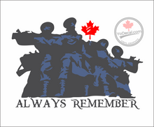 'Always Remember Remembrance Day' Premium Vinyl Decal / Sticker