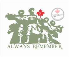 'Always Remember Remembrance Day' Premium Vinyl Decal / Sticker