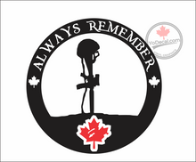 'Always Remember C7 and Helmet' Premium Vinyl Decal / Sticker