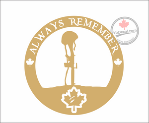 'Always Remember FN and Helmet' Premium Vinyl Decal / Sticker