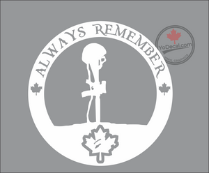 'Always Remember C7 and Helmet' Premium Vinyl Decal / Sticker