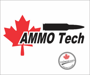 'Ammo Tech Maple Leaf' Premium Vinyl Decal