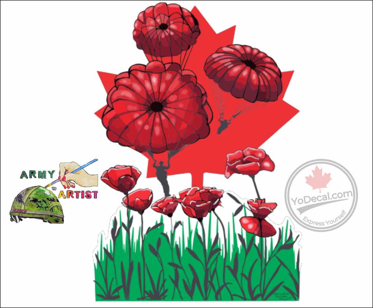 'Canadian DZ (Drop Zone)' Vinyl Decal – YoDecal.com