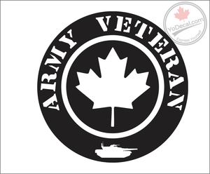 'Army Veteran' Premium Vinyl Decal