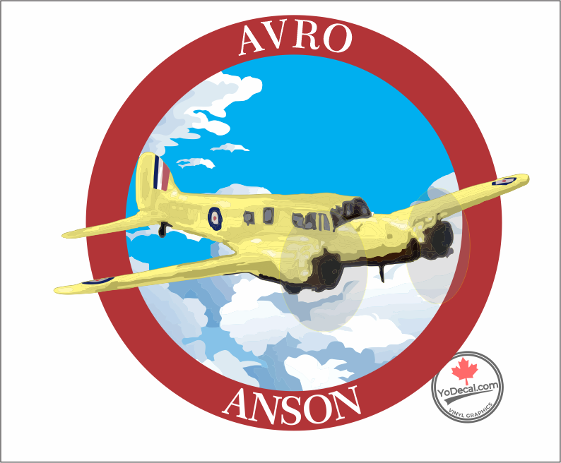 Avro Rj100 Sticker 'Avro Anson' Premium Vinyl Decal / Sticker – YoDecal.com