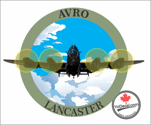'Avro Lancaster Bomber' Premium Vinyl Decal / Sticker