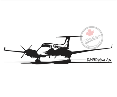 'BE-350 King Air' Premium Vinyl Decal