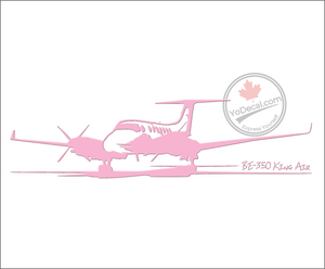 'BE-350 King Air' Premium Vinyl Decal