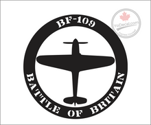 'BF-109 Battle of Britain' Premium Vinyl Decal