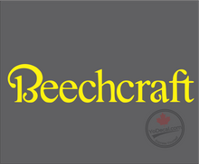 'Beechcraft Tribute' Premium Vinyl Decal / Sticker