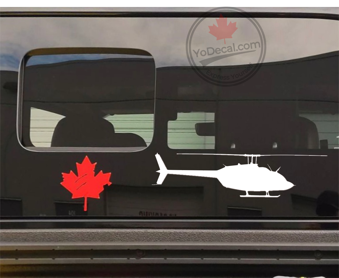 Bell Decals 'Bell 206 JetRanger Helicopter' USA Premium Vinyl Decal – YoDecal.com