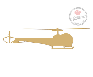 'Bell 47G Helicopter' Premium Vinyl Decal