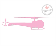 'Bell 47G Helicopter' Premium Vinyl Decal