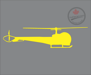 'Bell 47G Helicopter' Premium Vinyl Decal